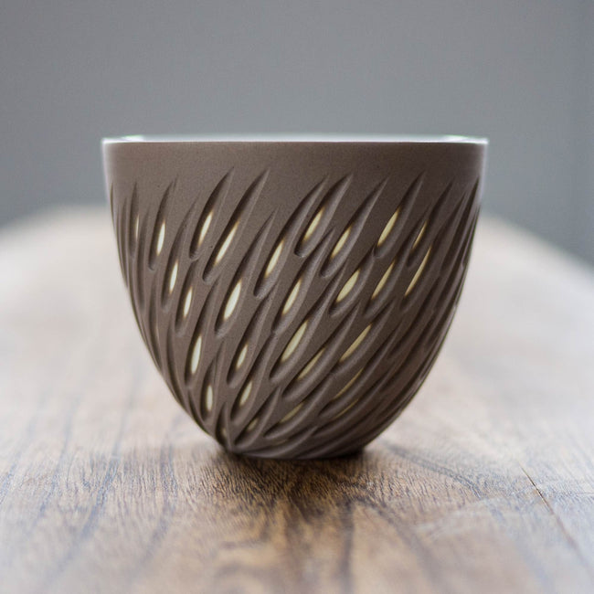 Fine Bone China Teacup with Translucent Finish