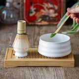 Ceramic Matcha Tea Bowl for Traditional Whisking and Drinking